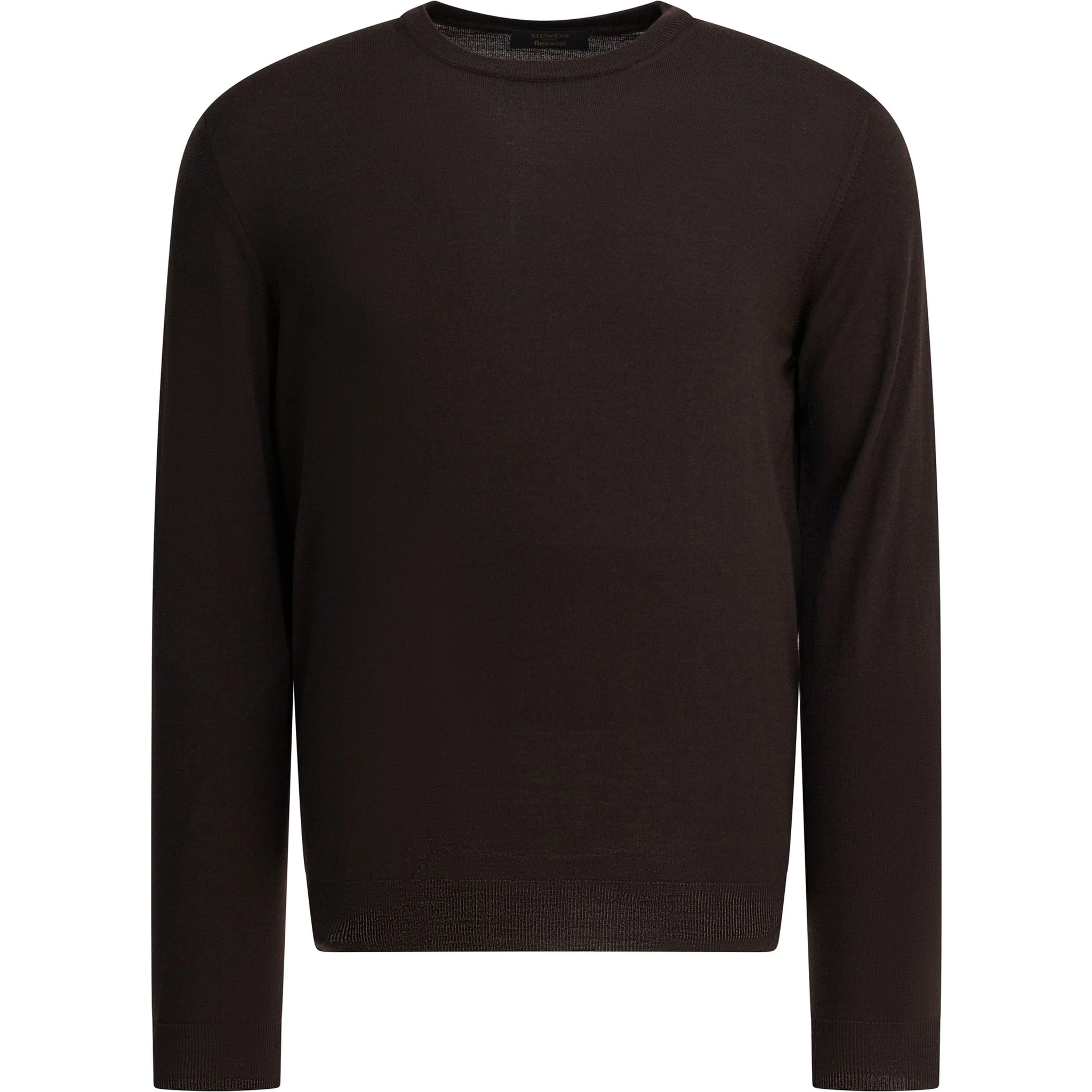 Wool crewneck knitwear