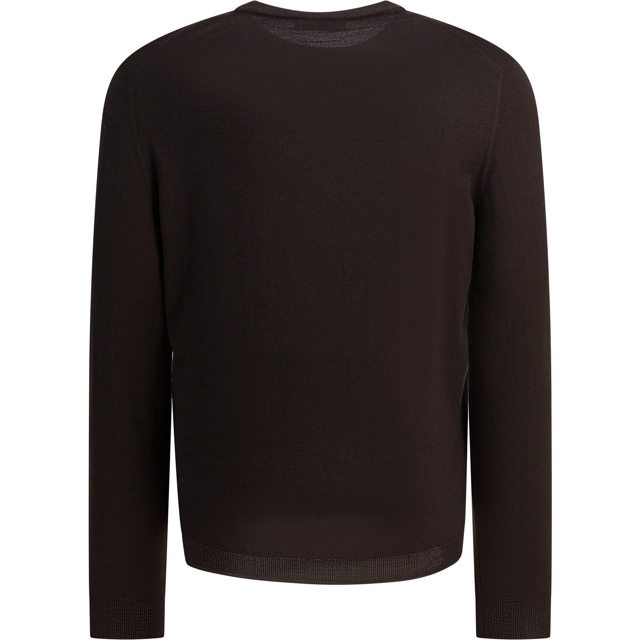 Wool crewneck knitwear