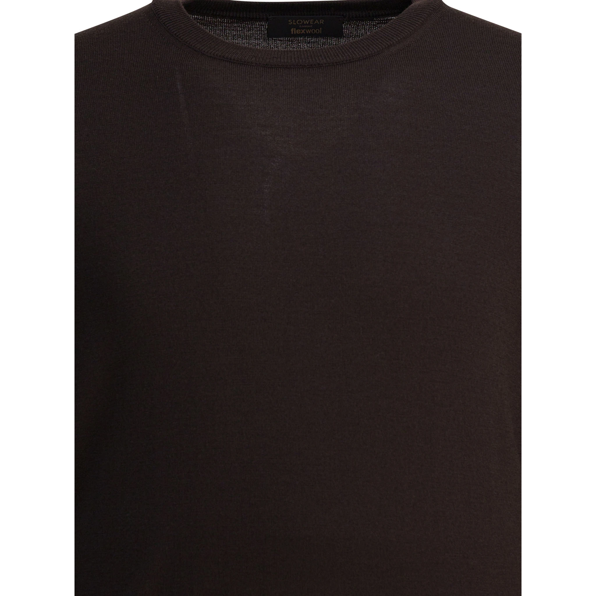 Wool crewneck knitwear