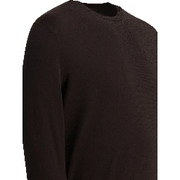 Wool crewneck knitwear