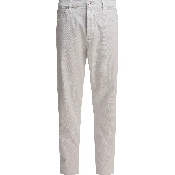 Slim fit cotton jeans