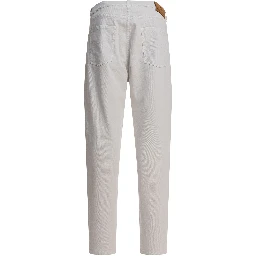 Slim fit cotton jeans