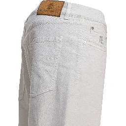 Slim fit cotton jeans