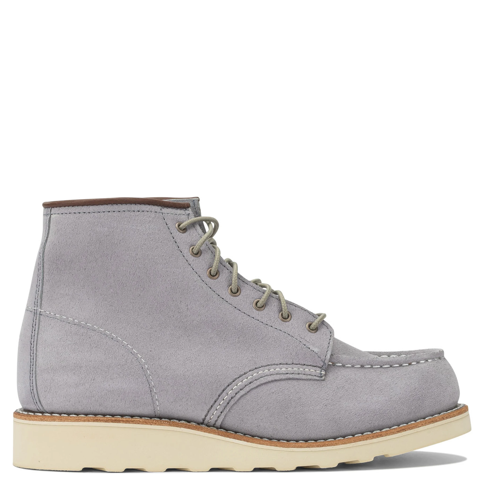 "6 Moc Toe 3300 Dusty Lavender Abilene" Lace-up ankle boots
