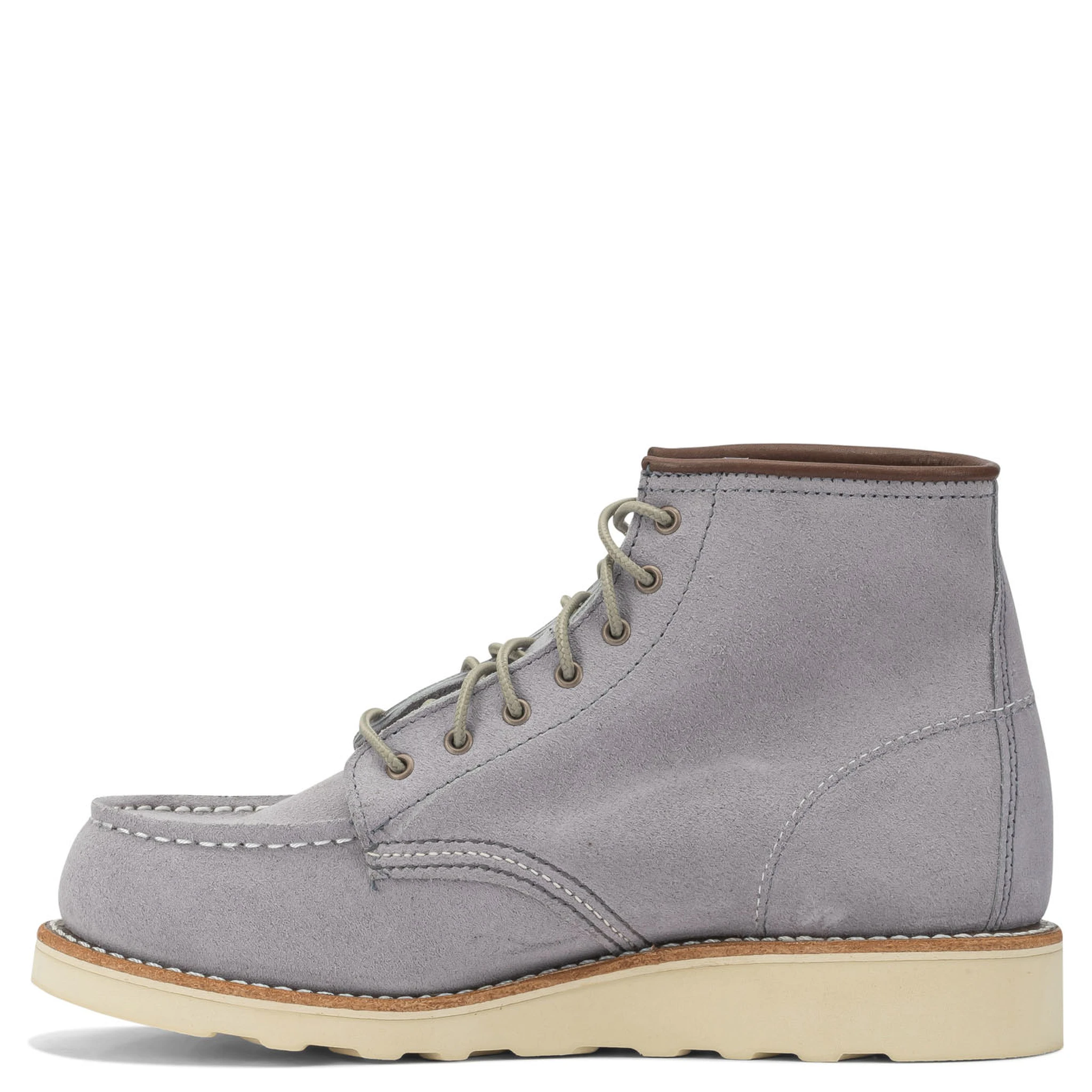 "6 Moc Toe 3300 Dusty Lavender Abilene" Lace-up ankle boots