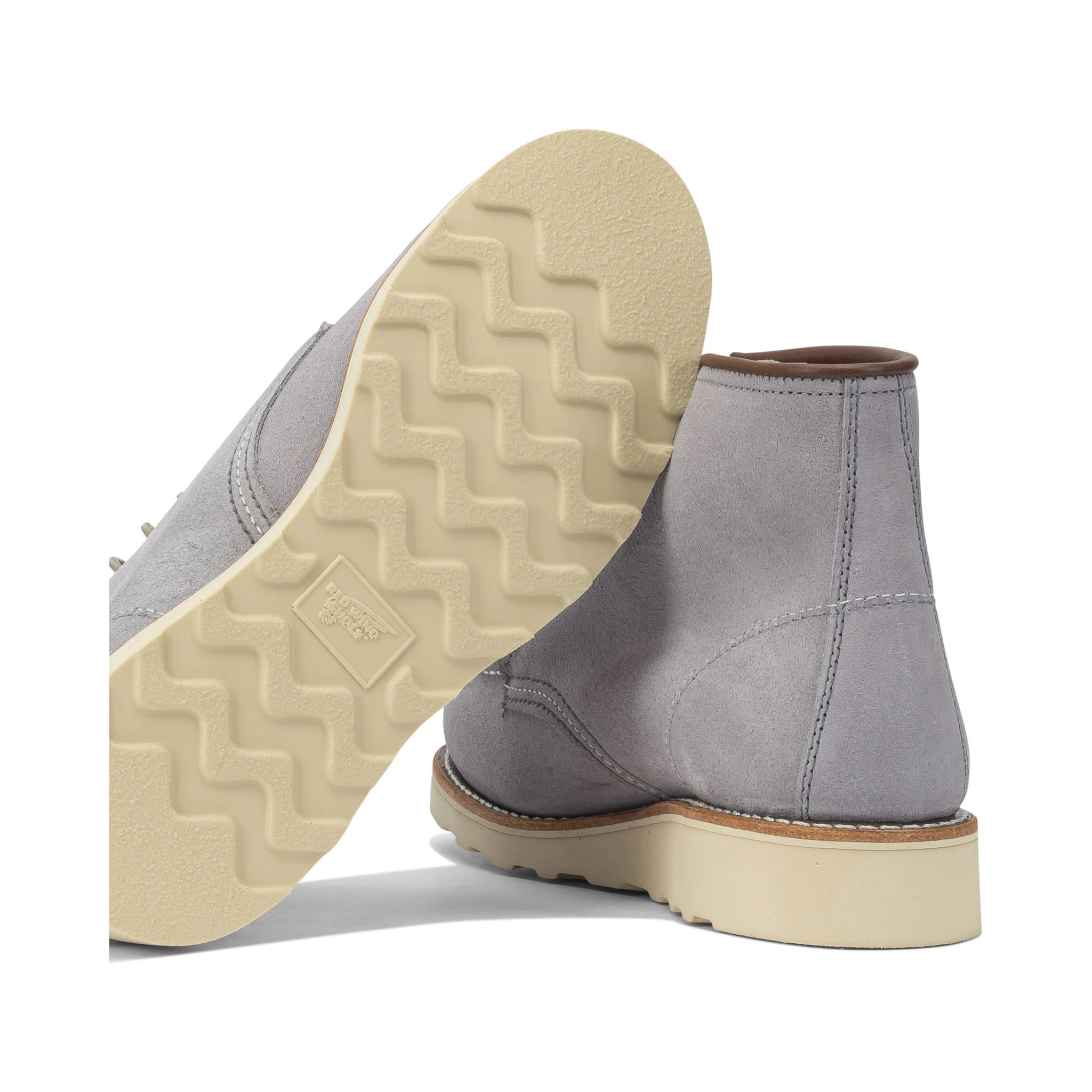 "6 Moc Toe 3300 Dusty Lavender Abilene" Lace-up ankle boots