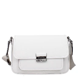 White Leather Crossbody Bag