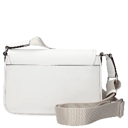White Leather Crossbody Bag