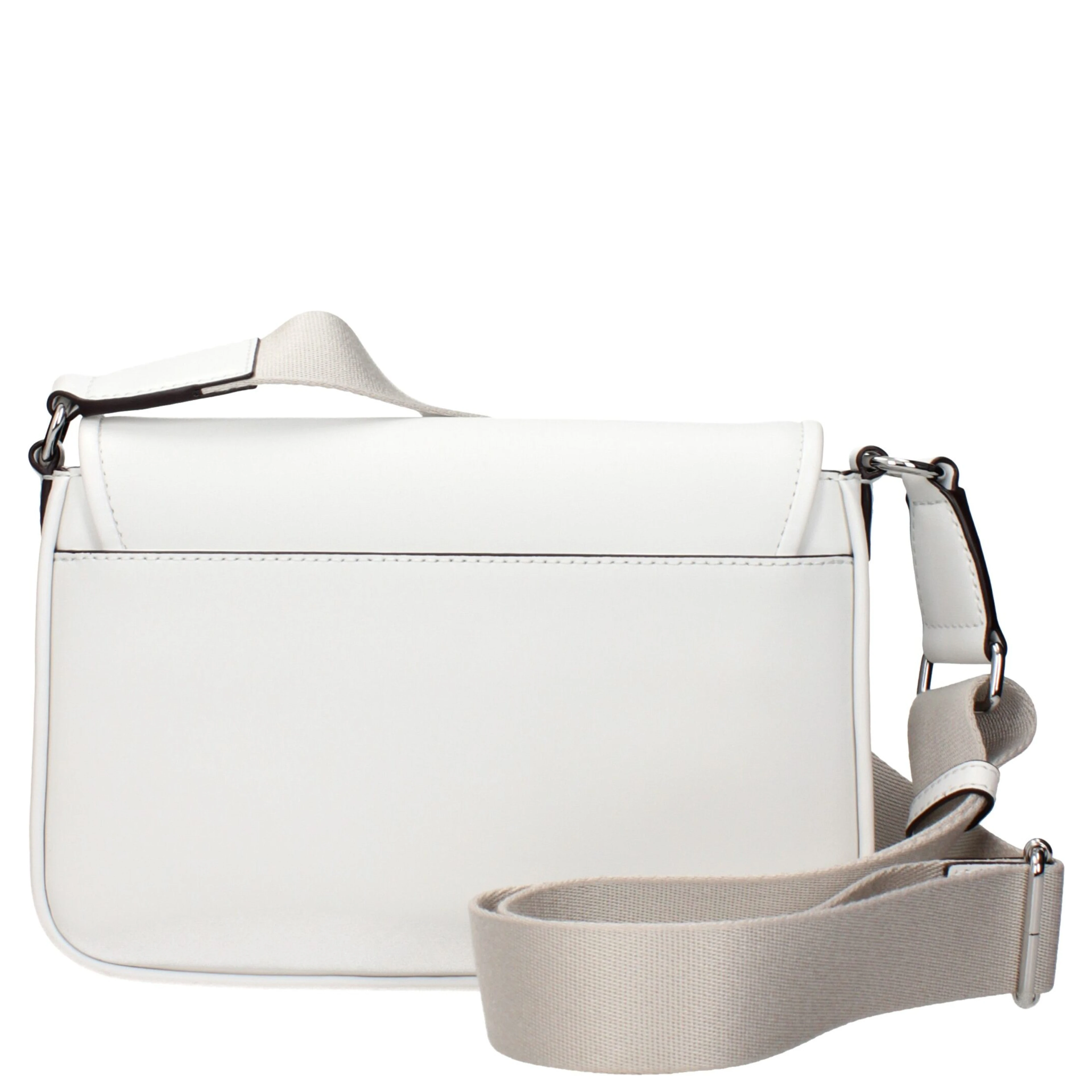 White Leather Crossbody Bag