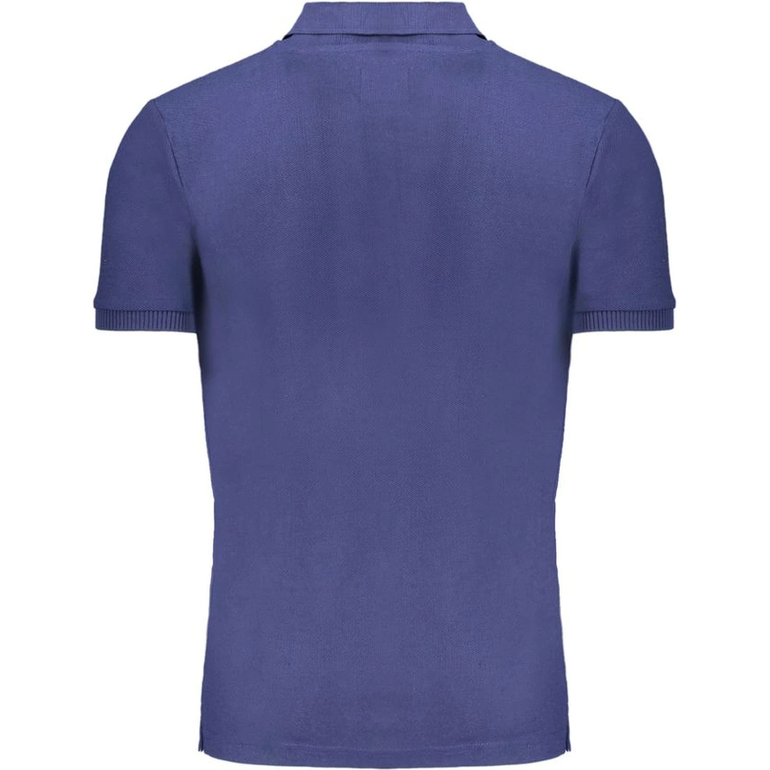 Blue Cotton Polo Shirt