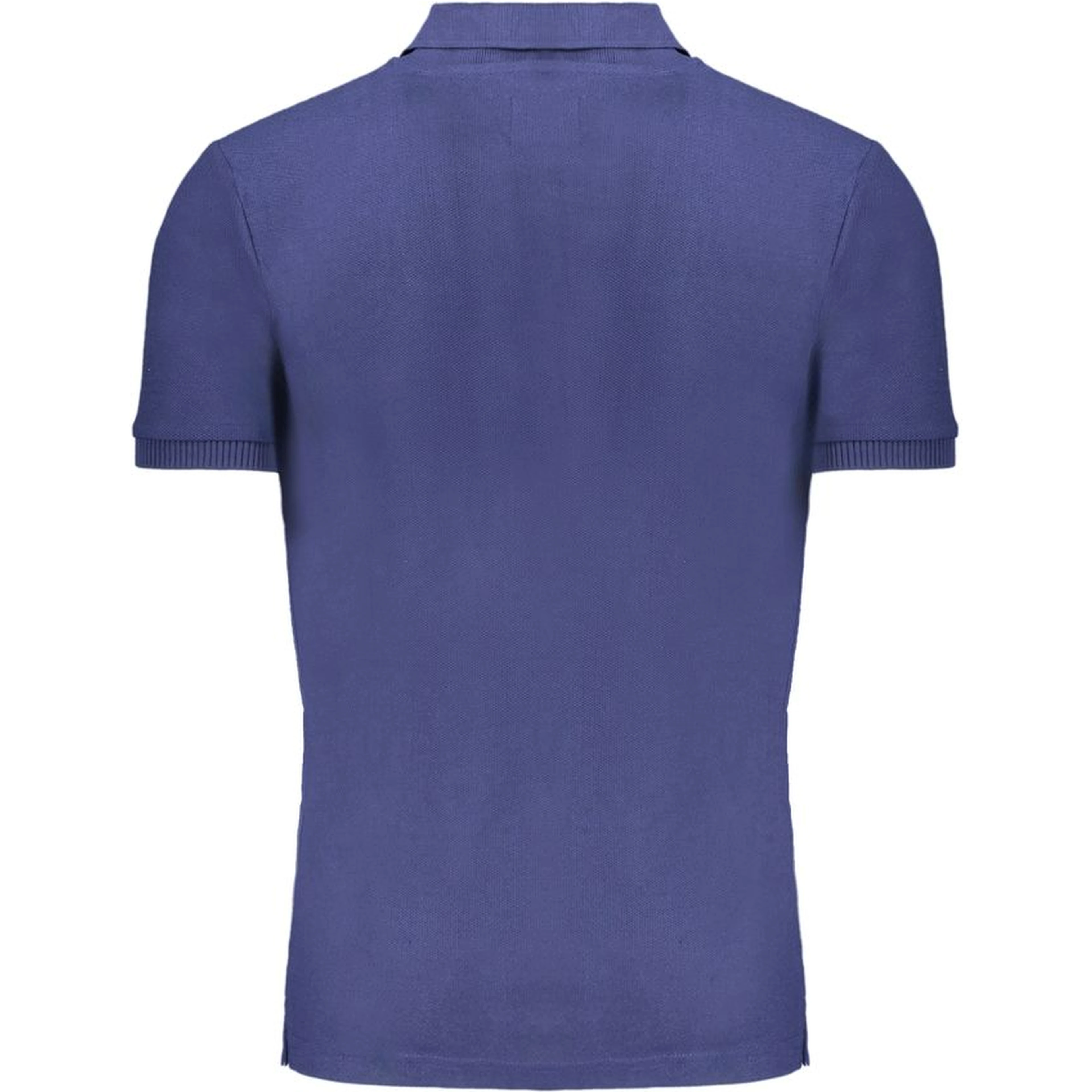 Blue Cotton Polo Shirt