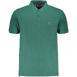 Green Cotton Polo Shirt