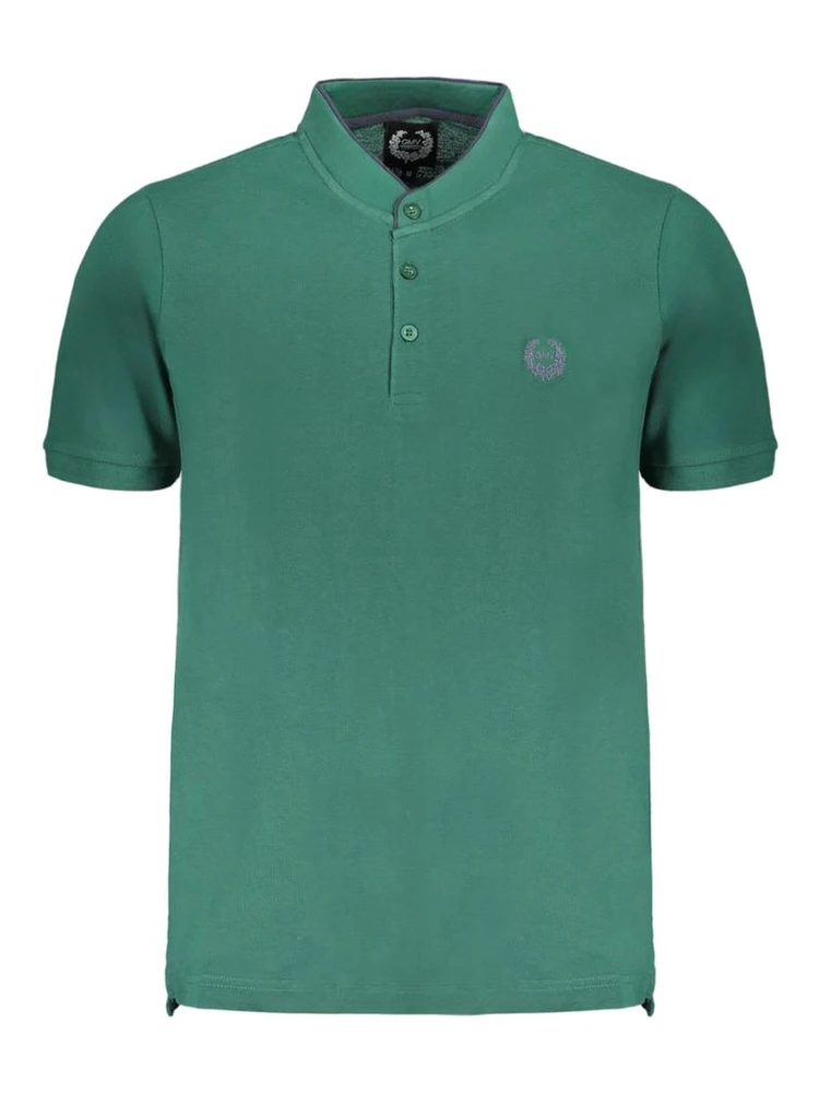 Green Cotton Polo Shirt