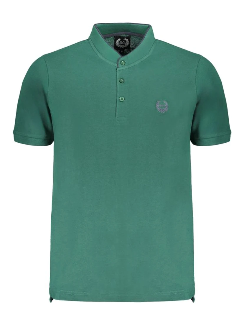 Green Cotton Polo Shirt