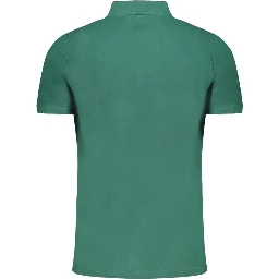 Green Cotton Polo Shirt