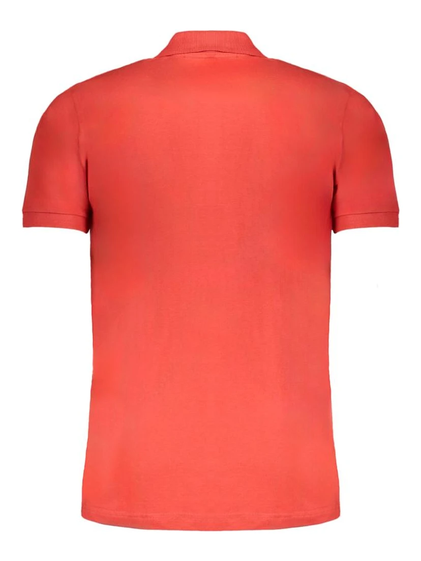 Red Cotton Polo Shirt