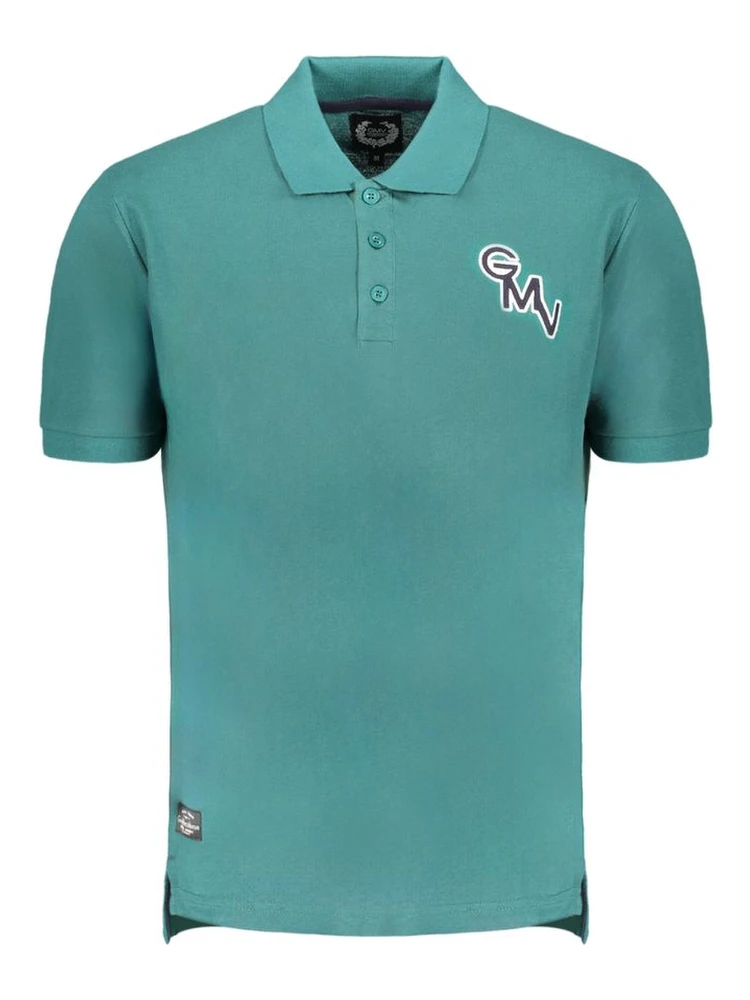 Green Cotton Polo Shirt
