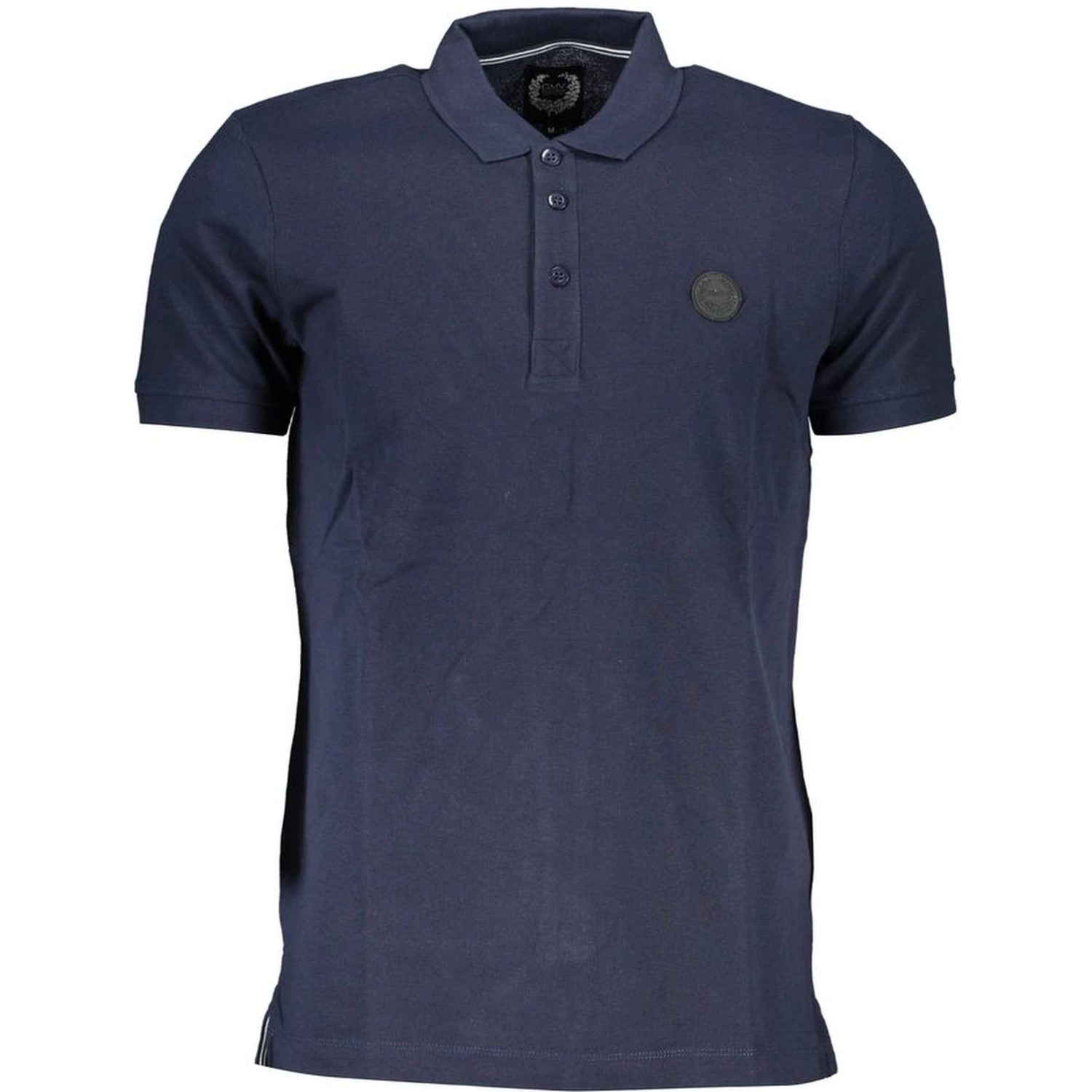 Blue Cotton Polo Shirt