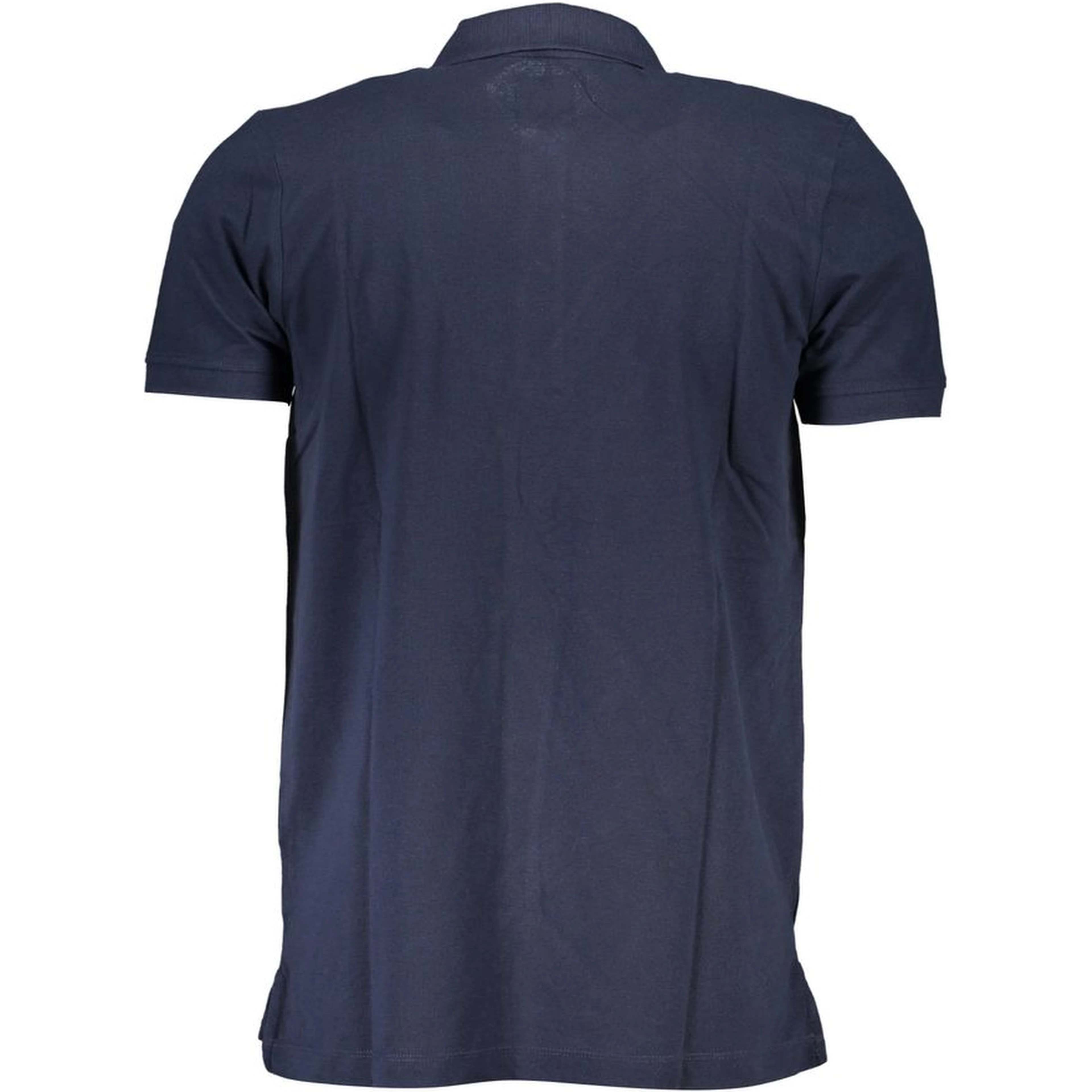 Blue Cotton Polo Shirt
