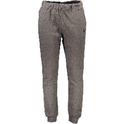 Grigio Polyester Men's Track Pant