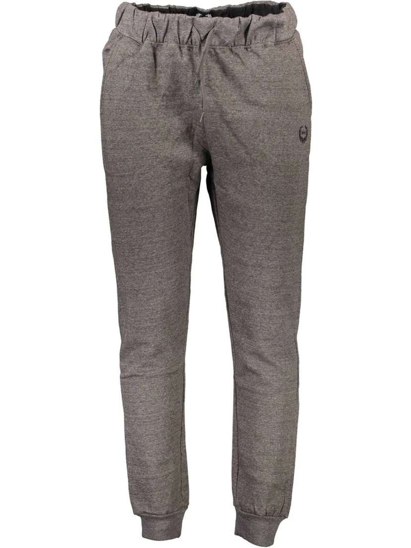 Grigio Polyester Men's Track Pant