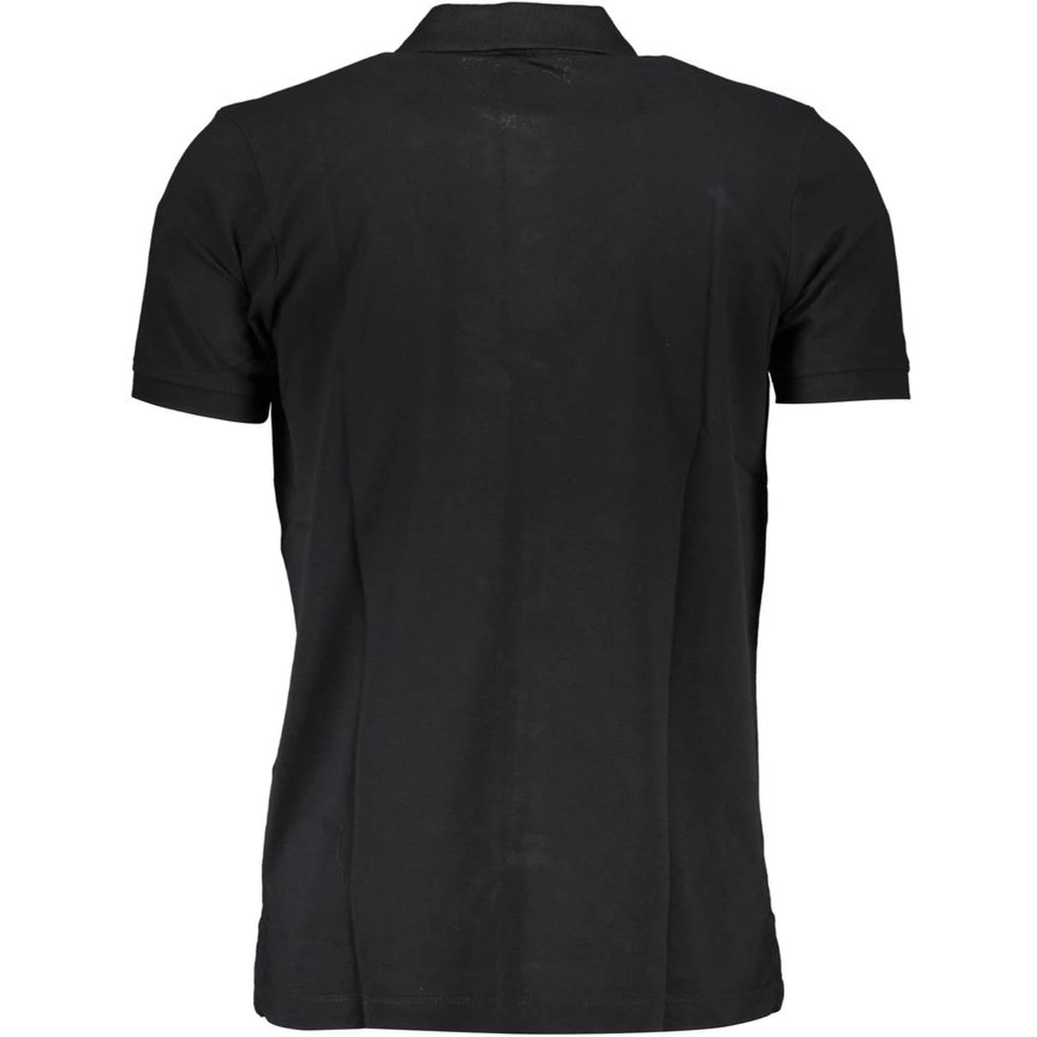 Black Cotton Polo Shirt