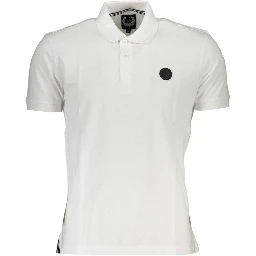 White Cotton Men's Polo Shirt