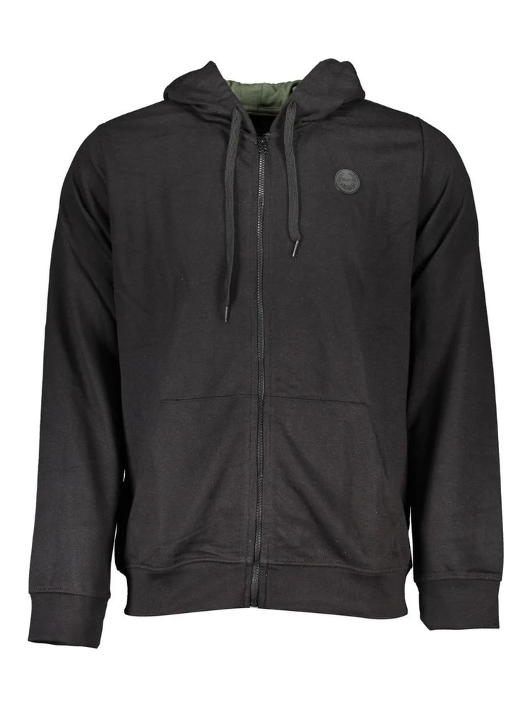 Black Cotton Sweatshirt
