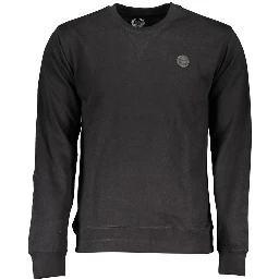 Black Cotton Sweatshirt