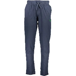 Blue Cotton Men's Sweatpant