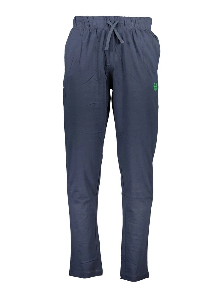 Blue Cotton Men's Sweatpant