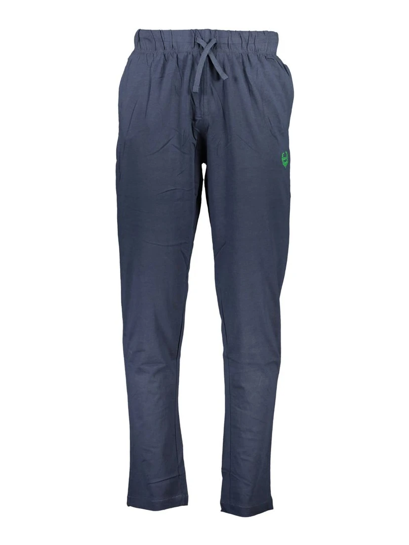 Blue Cotton Men's Sweatpant