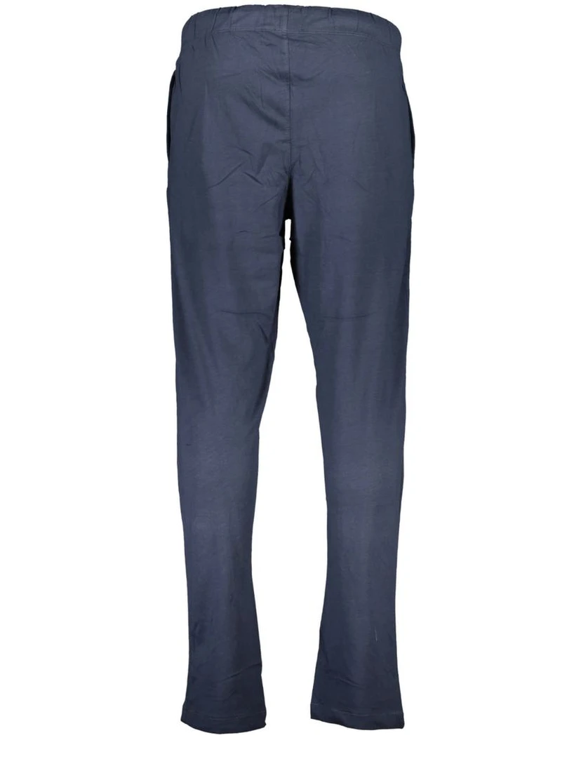 Blue Cotton Men's Sweatpant