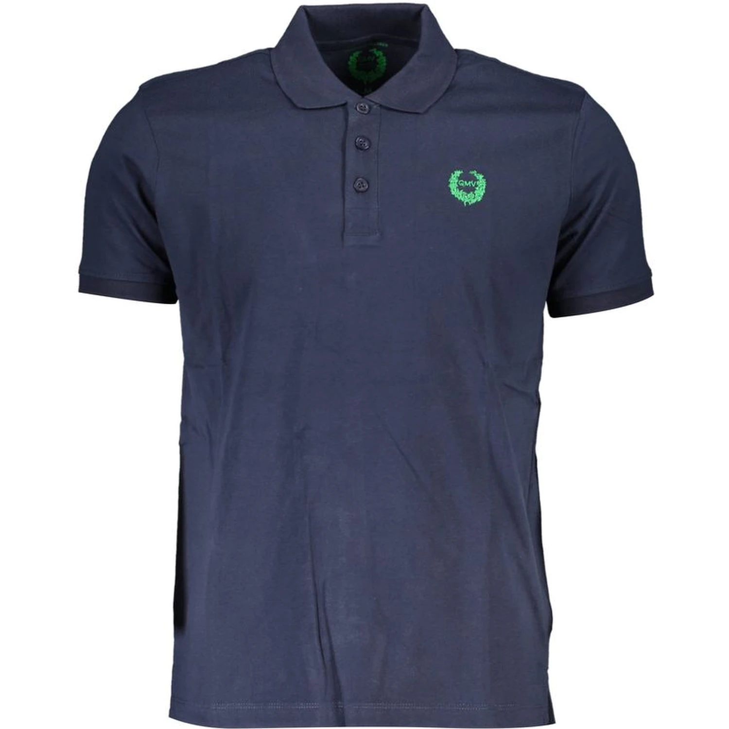 Blue Cotton Polo Shirt