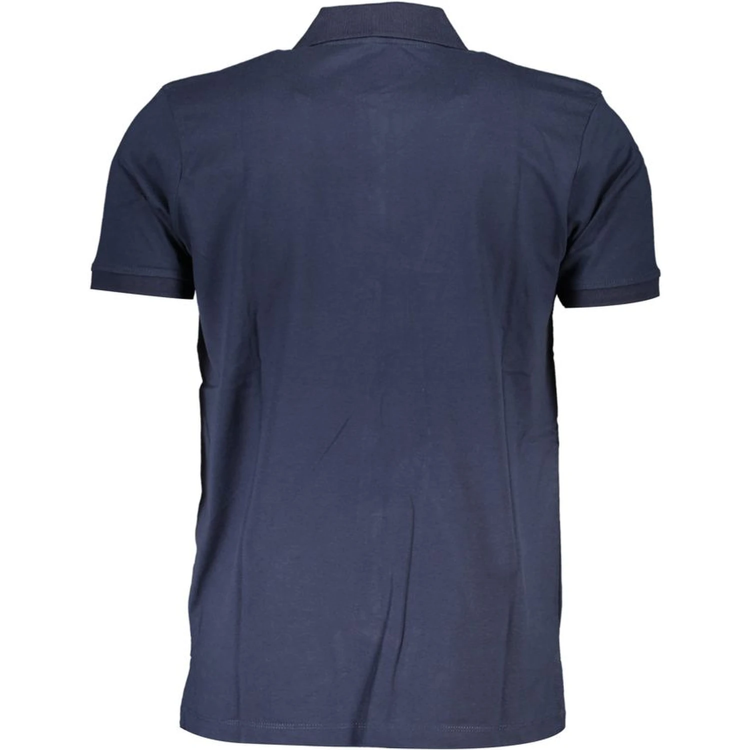 Blue Cotton Polo Shirt