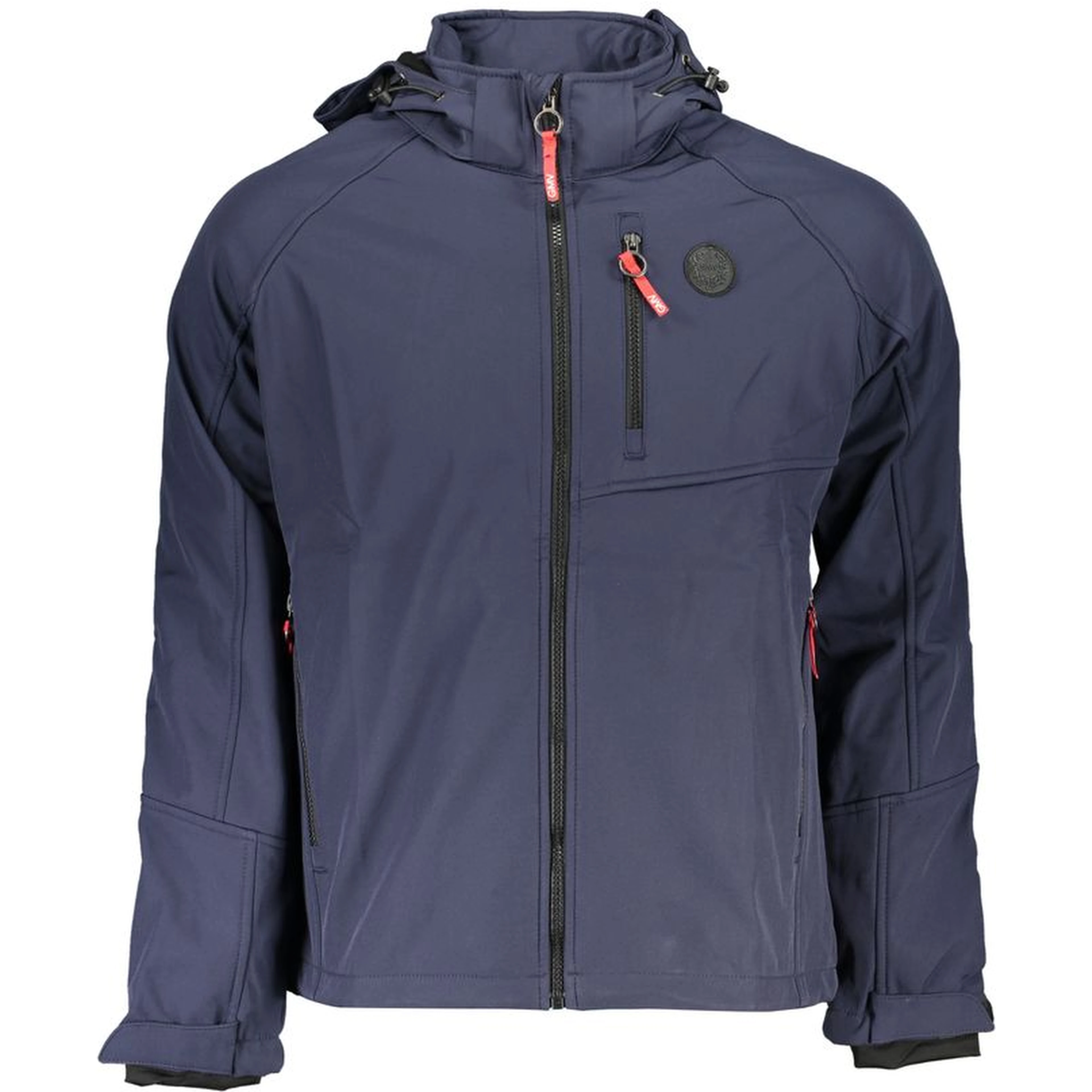 Blue Polyester Men's Jacket