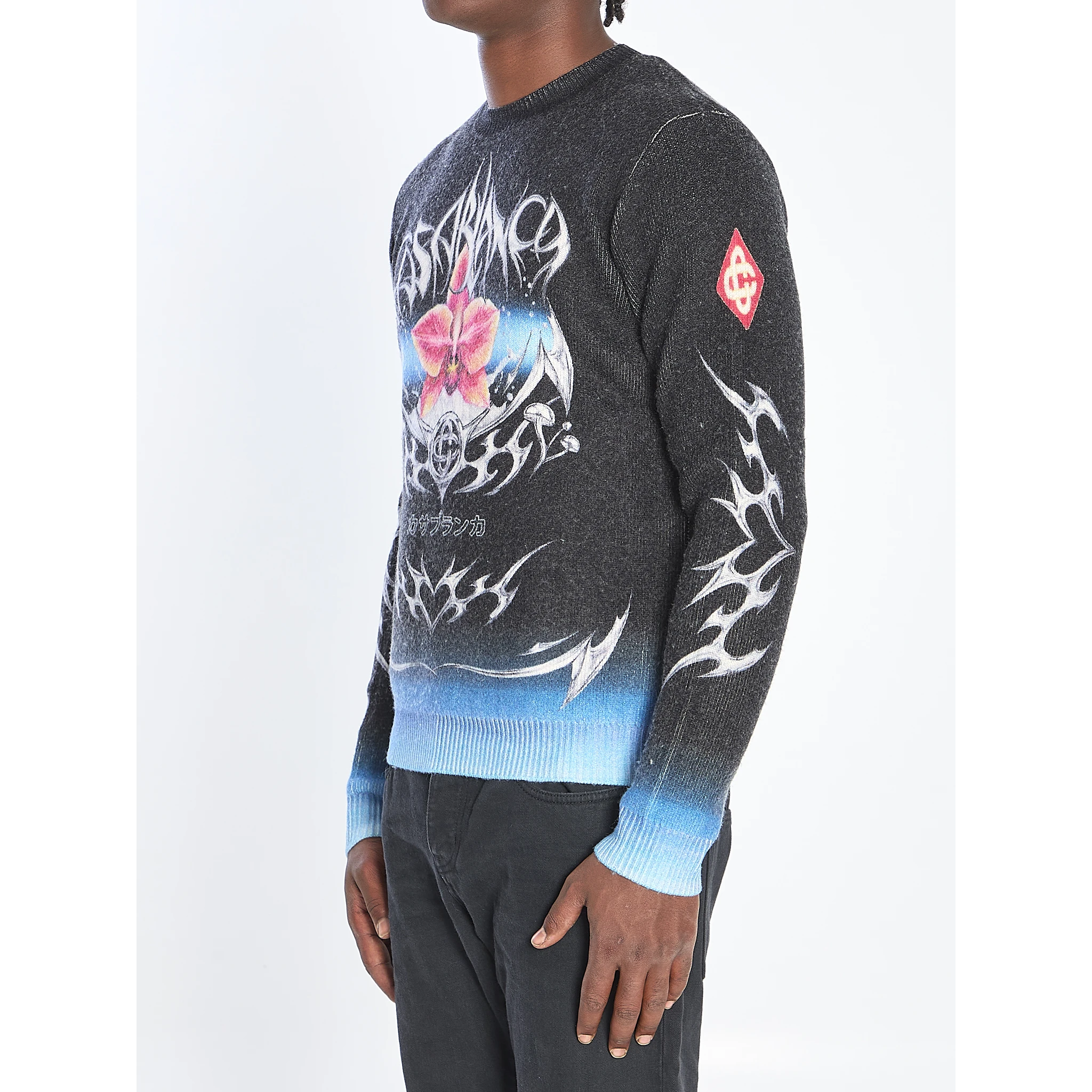 Sweater with Blades print
