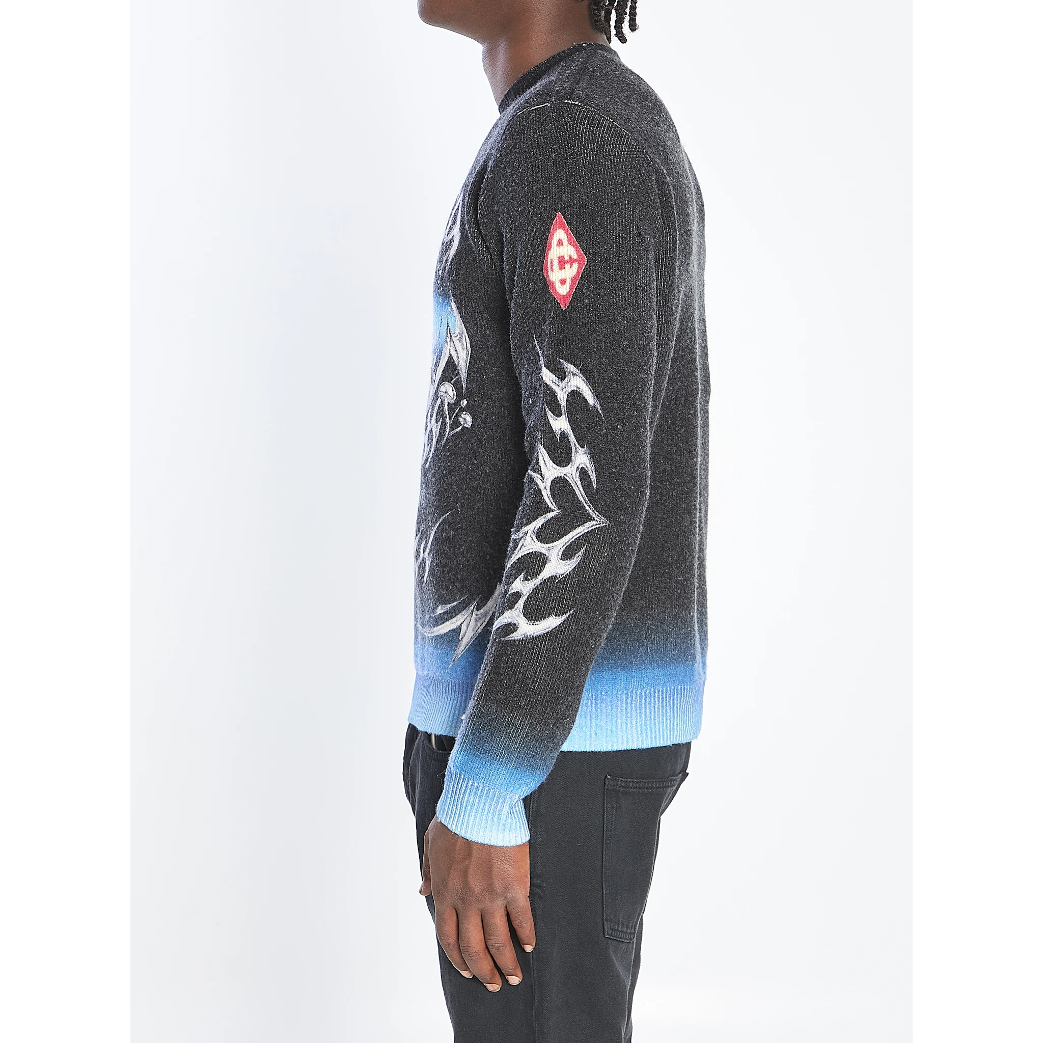 Sweater with Blades print