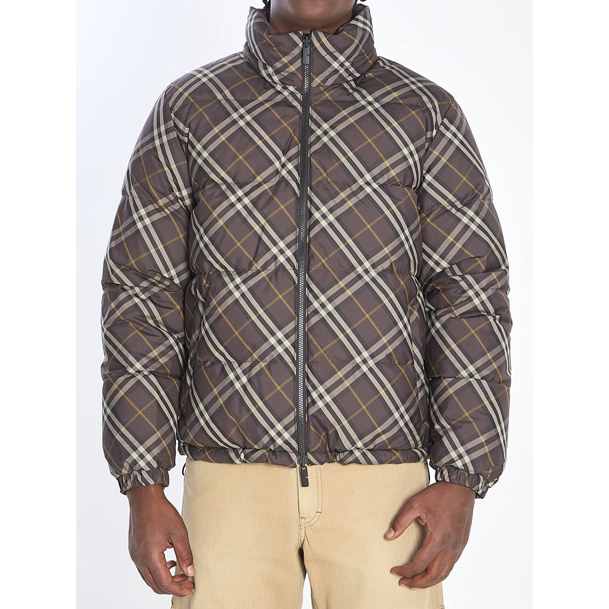 Reversible Check puffer jacket