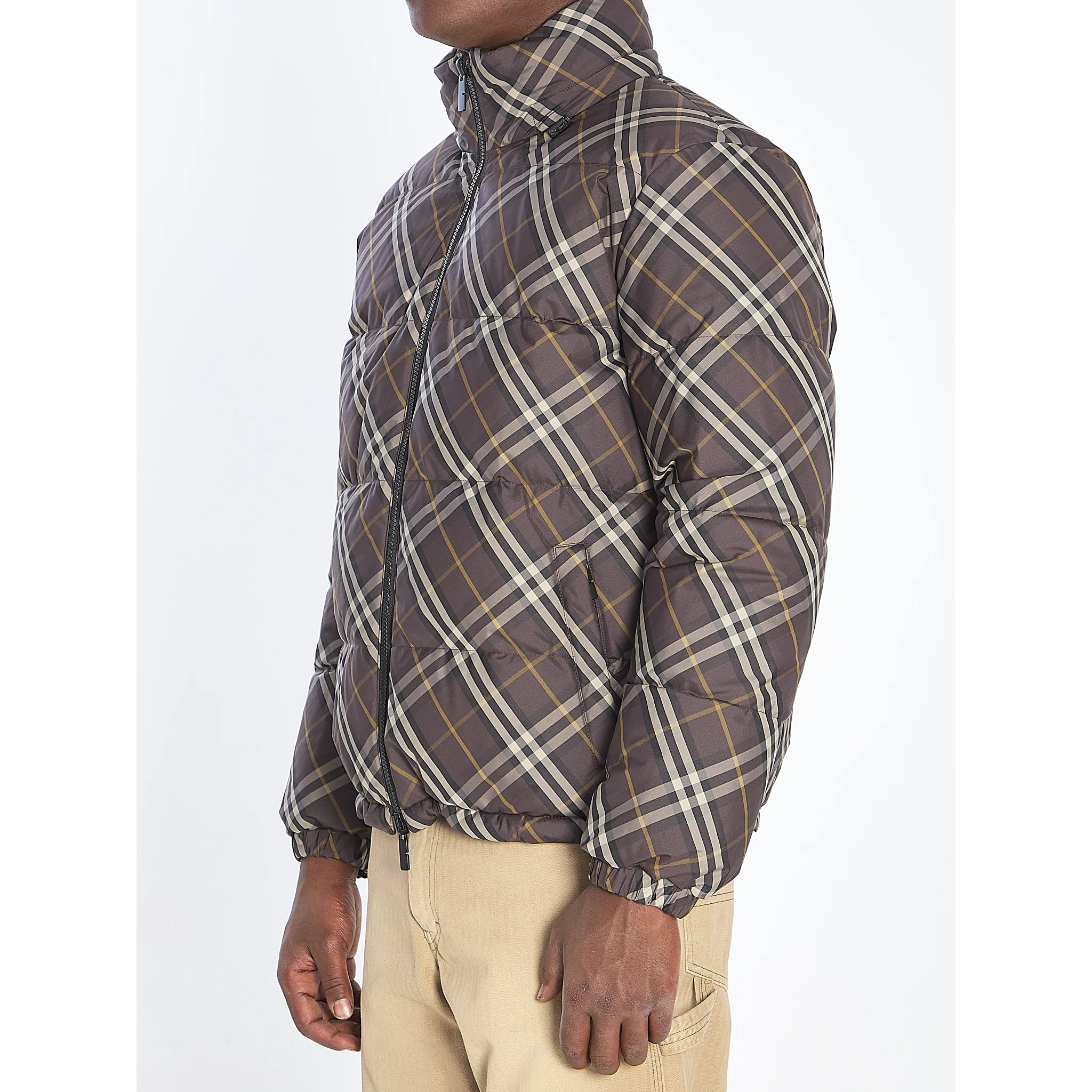 Reversible Check puffer jacket