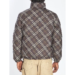 Reversible Check puffer jacket