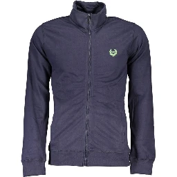 Blue Cotton Men's Sweatshirt