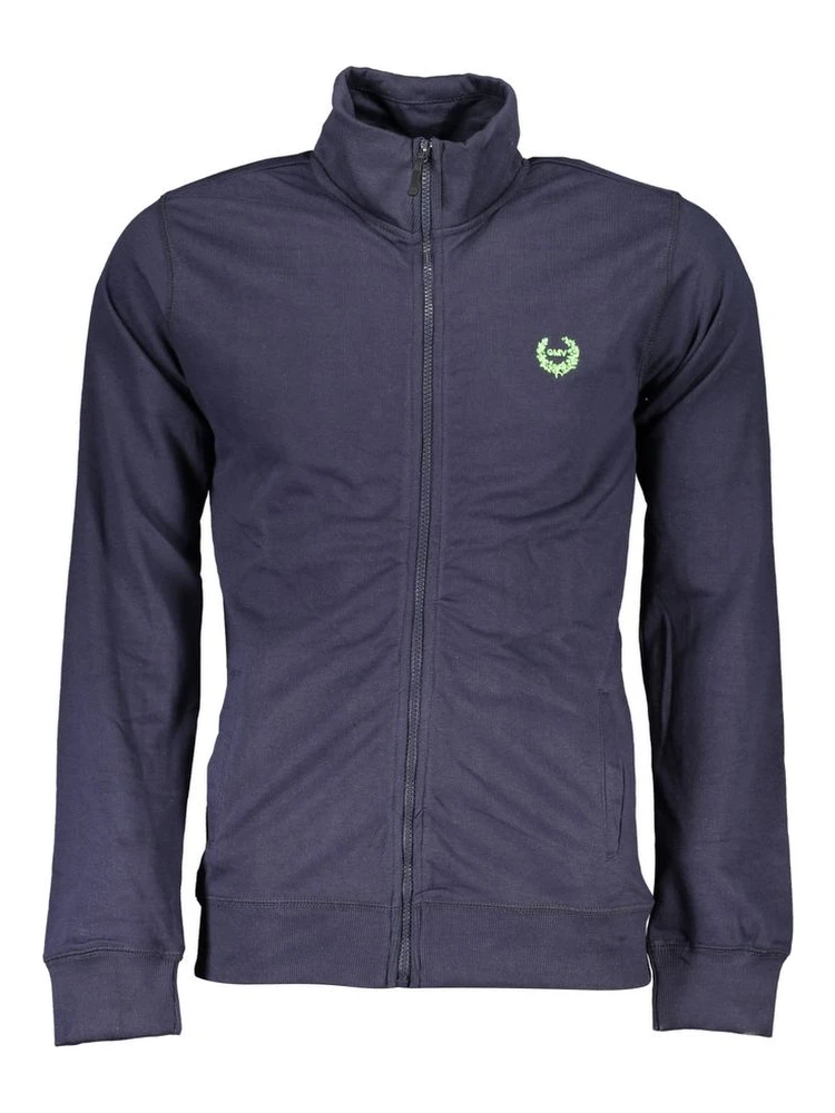 Blue Cotton Men's Sweatshirt