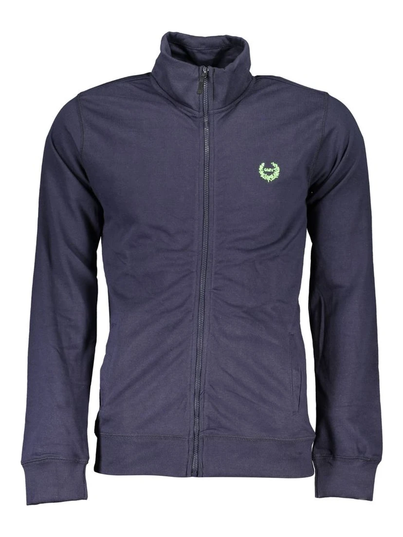 Blue Cotton Men's Sweatshirt