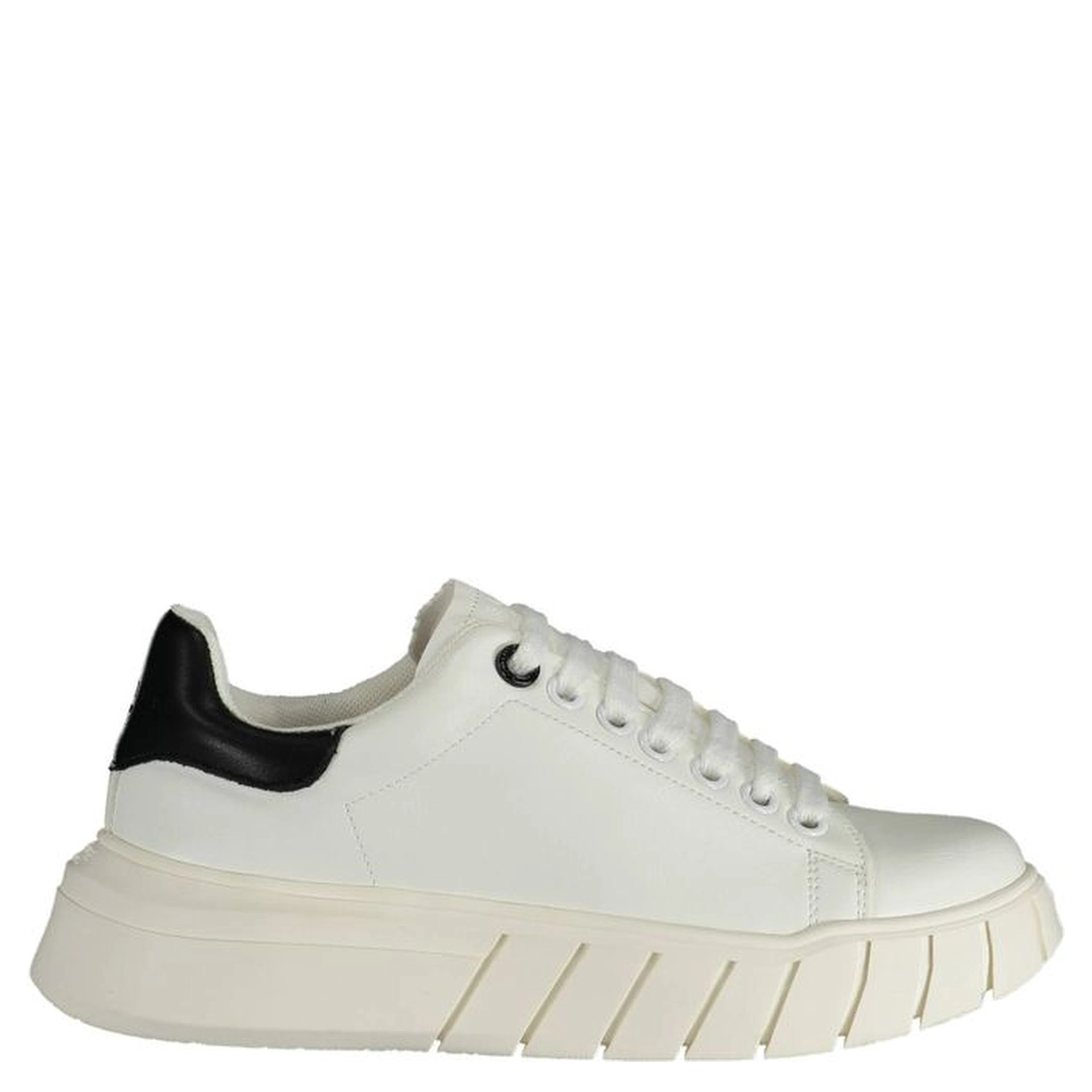 White Polyester Sneaker