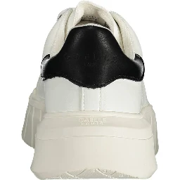 White Polyester Sneaker