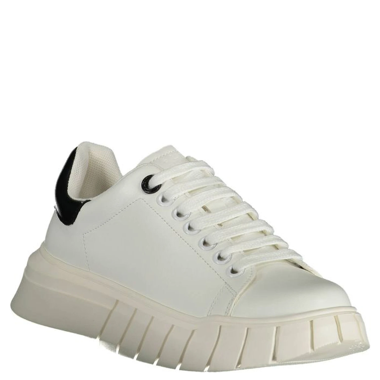 White Polyester Sneaker