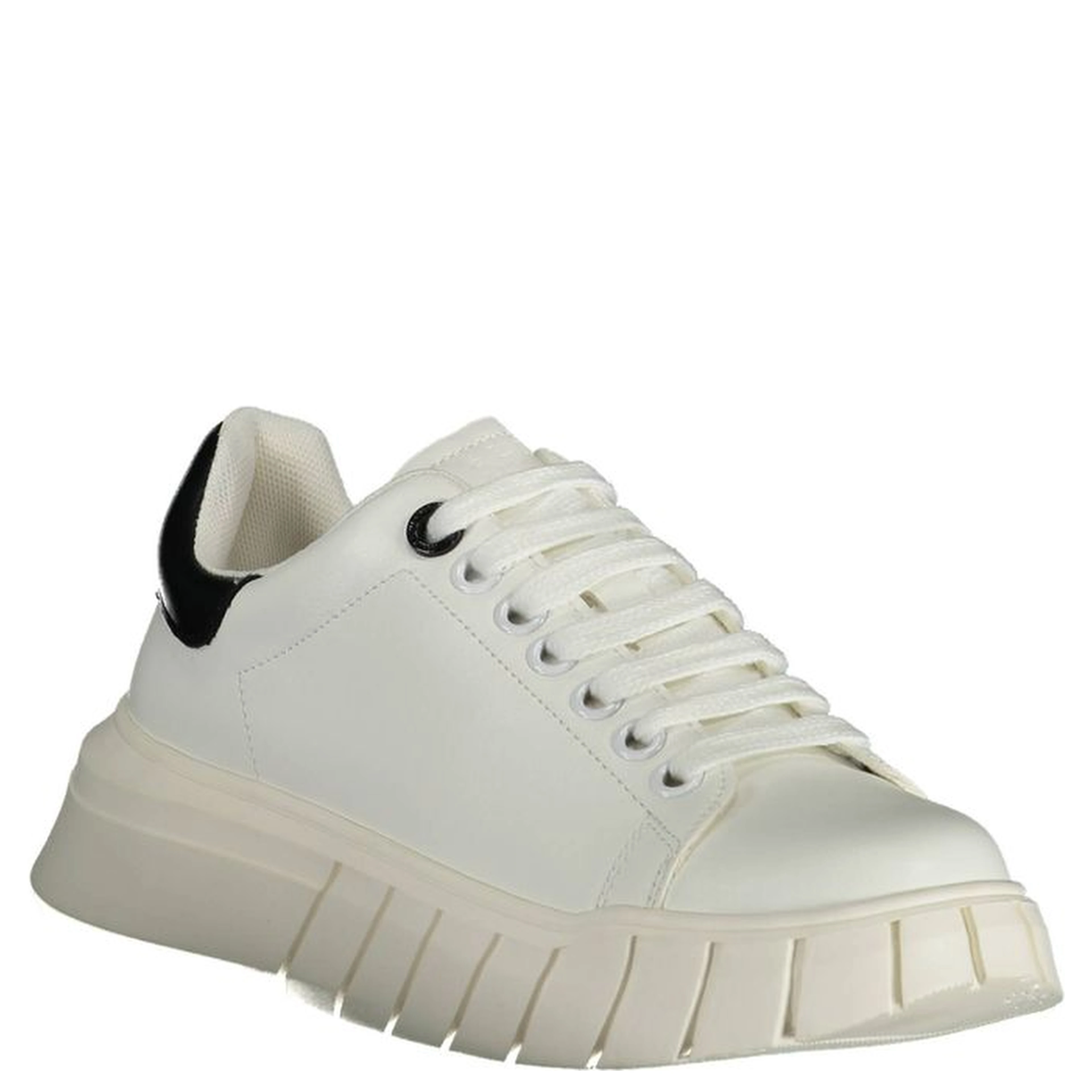 White Polyester Sneaker