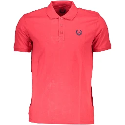 Red Cotton Polo Shirt