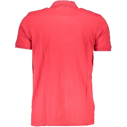 Red Cotton Polo Shirt